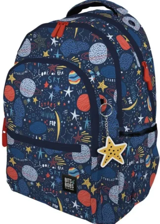 MOCHILA ROOMY B&B PLANETS 33X46X22,5CM