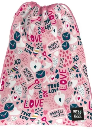 SACO PLANO B&B TRUE LOVE 36X47X0,5CM