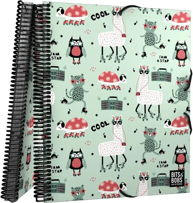 CARPETA FUNDAS MAXIPLAS PP 30F B&B PARTY 25,5X31X1,6CM