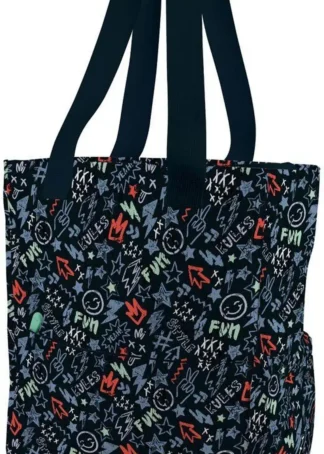 BOLSA TELA B&B PEACE 31X37,5X14CM