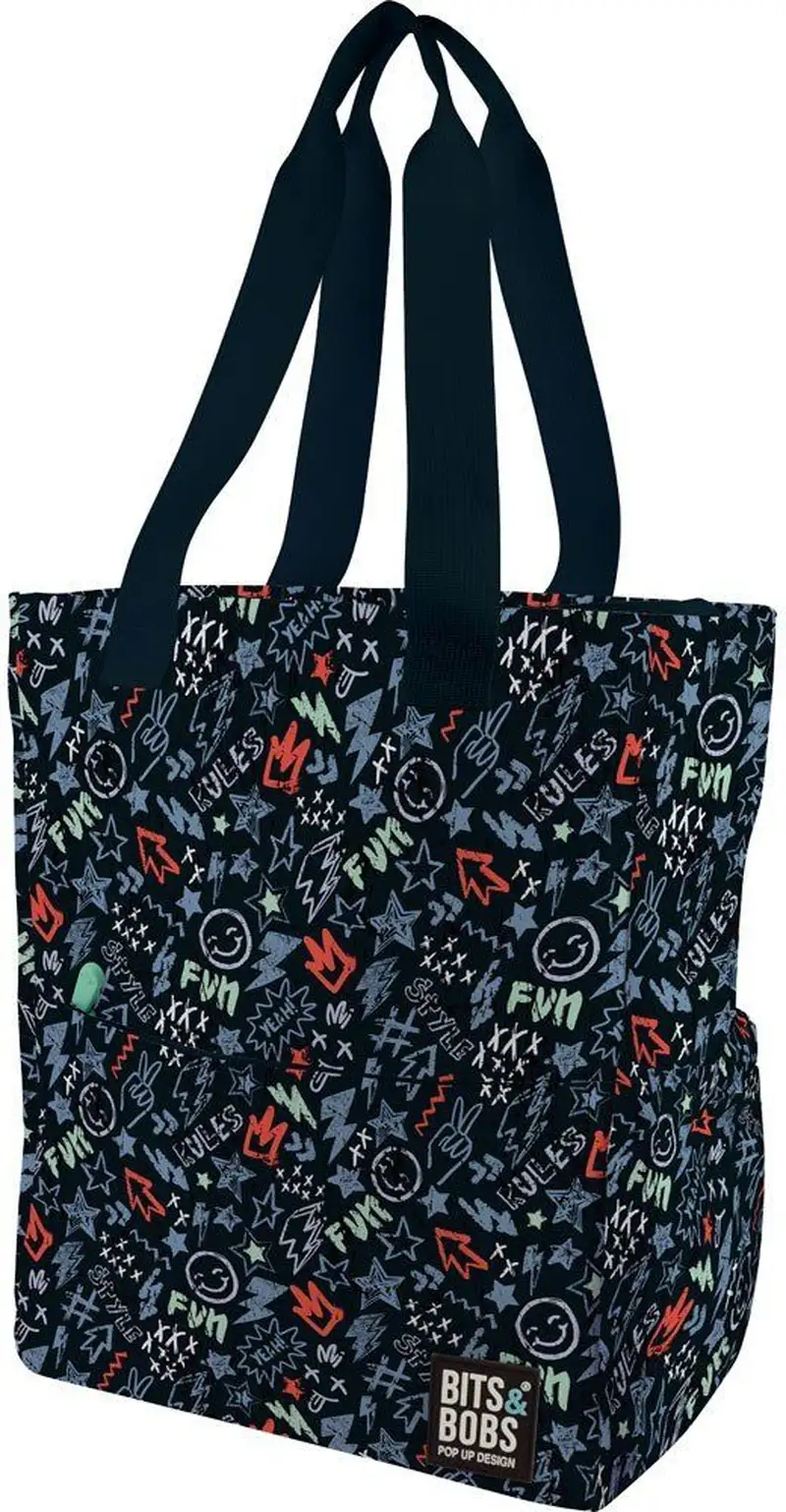 BOLSA TELA B&B PEACE 31X37,5X14CM