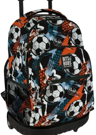 MOCHILA ROLLER B&B WILD FOOTBALL 37X52X25CM