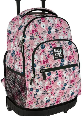 MOCHILA ROLLER B&B TRUE LOVE 37X52X25CM