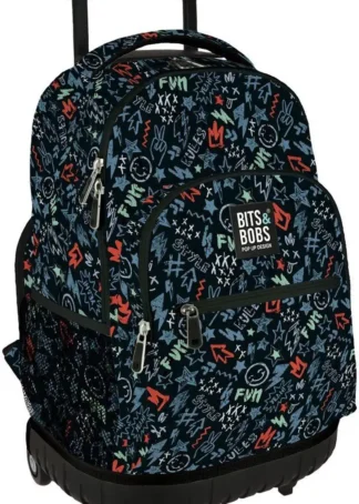 MOCHILA ROLLER B&B PEACE 37X52X25CM