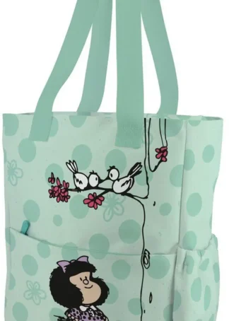 BOLSA TELA MAFALDA KISS 31X37,5X14CM