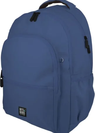MOCHILA ROOMY B&B AZUL 33X46X22,5CM