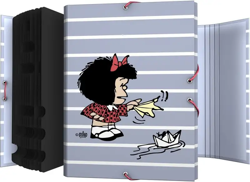 CARPETA CLASIF. FORR.SOLAP. MAFALDA BOAT 26X35X2CM