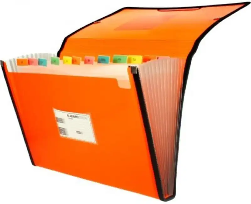 CARPETA FUELLE Fº NARANJA PP. 13 DEPARTAMENTOS