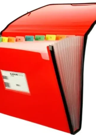 CARPETA FUELLE Fº ROJO PP. 13 DEPARTAMENTOS