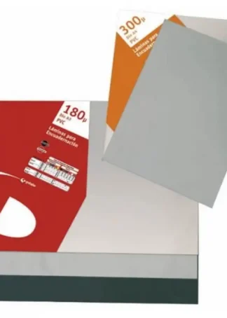 CAJA 100 TAPAS A4 PVC 180 MICRAS NEGRO