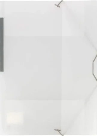 CARPETA Fº GOMAS Y SOLAPAS POLIPROPILENO TRANLUCIDO