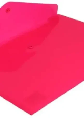 PAQ/12 CARPETA SOBRE Fº CIERRE BROCHE PP FUCSIA FLUOR GRAF