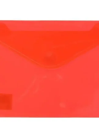 PAQ/5 CARPETA SOBRE Fº ROJO CON FUELLE VELCRO PP MULTILINE