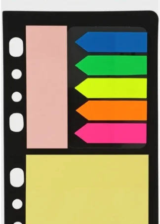 SET NOTAS ADHESIVAS Y MARCAD. TRANSLUCIDOS SURTIDO PEQUEÑO