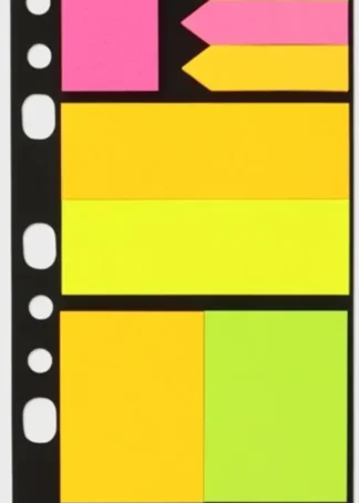 SET NOTAS ADHESIVAS Y MARCAD. TRANSLUCIDOS SURTIDO GRANDE