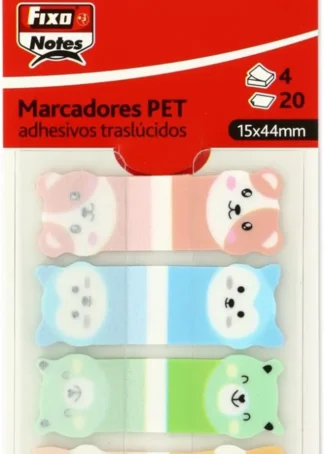 BLISTER 4 TIRAS ADHESIVAS TRANSLUCIDAS 15X44 ANIMALES
