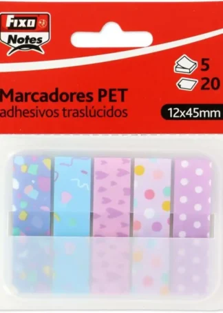 BLISTER 5 TIRAS ADHESIVAS TRANSLUCIDAS 12X45 FIESTA