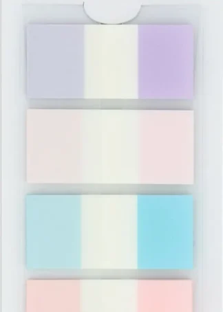 BLISTER 5 MARCADORES AUTOADHESIVOS TRANSLUCIDOS 20X45