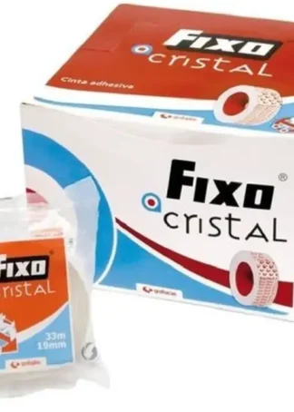 C/16 ROLLOS CINTA ADHESIVA CRISTAL 33MX19MM BOLSITA FIXO