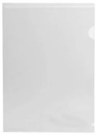 PAQ/10 FUNDAS DOSSIER UÑERO A4 PP TRANSPARENTE