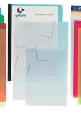 PAQ/10 FUNDAS DOSSIER UÑERO A4 PP COLOR AZUL