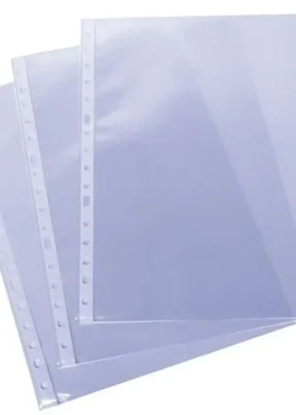 C/100 FUNDAS A4 MULTITALADRO PP PIEL DE NARANJA EXTRA