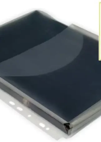 PAQ/12 FUNDA A4 11 TALADRO CON FUELLE Y SOLAPA PP EXTRA