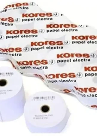 PACK 10 ROLLOS PAPEL ELECTRA 75X65X12MM KORES