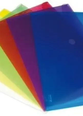 C/60 CARPETA SOBRE Fº CIERRE BROCHE PP COLORES SURTIDOS