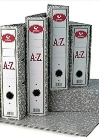 C/25 ARCHIVADOR DE PALANCA Fº JASPEADO S/RADO