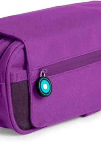 PORTATODO TRIPLE SOLAPA BITS &BOBS VIOLETA 23X10X10 CM