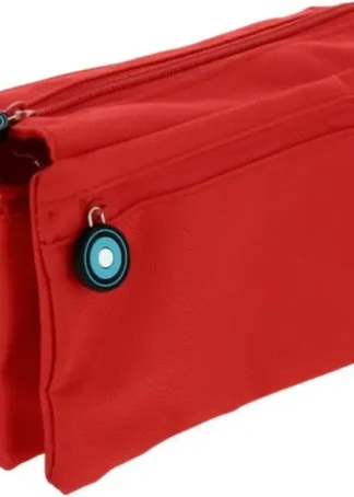 PORTATODO CUADRUPLE PLANO BITS &BOBS ROJO 23X12 CM