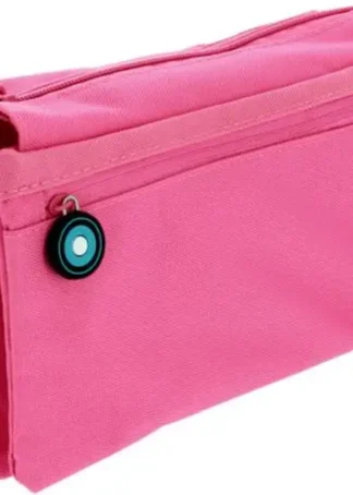 PORTATODO CUADRUPLE PLANO BITS &BOBS ROSA 23X12 CM