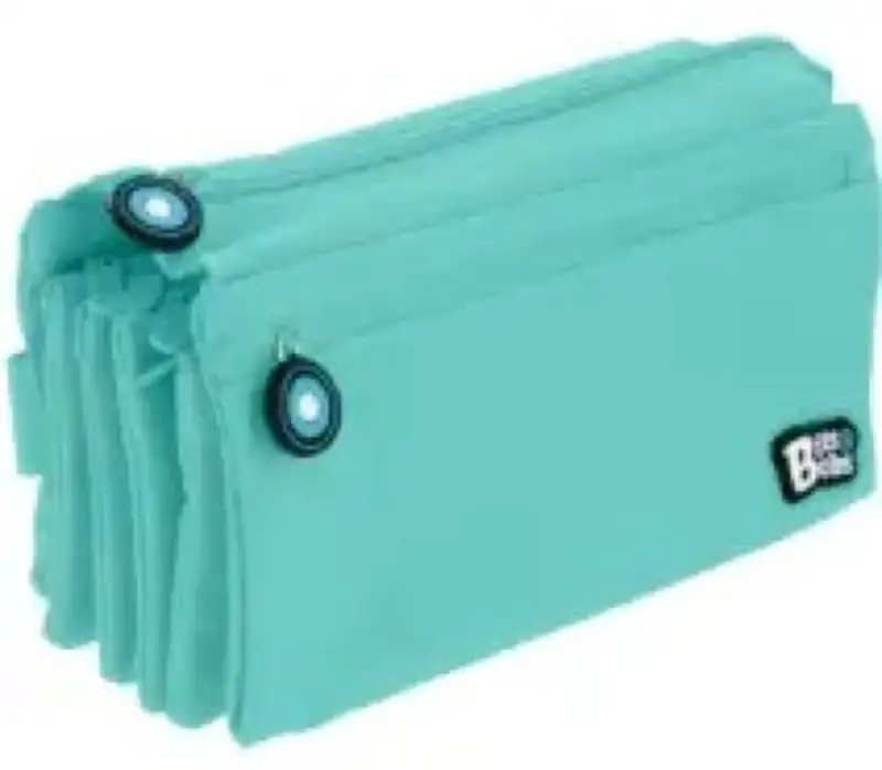 PORTATODO CUADRUPLE PLANO BITS &BOBS AZUL CLARO 23X12 CM