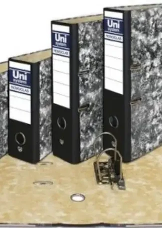 C/12 ARCHIVADOR DE PALANCA A4 NOVOCLAS C/RADO COLOR NEGRO