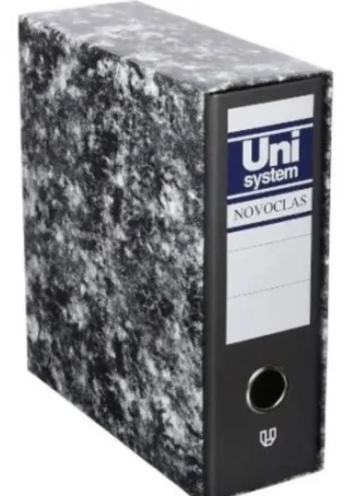 C/12 CAJA ARCHIVADOR DE PALANCA A4 NOVOCLAS COLOR NEGRO