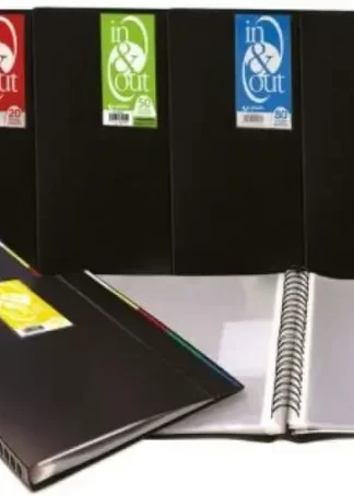 CARPETA 50 FUNDAS EXTRAIBLES A4 'IN &OUT' OPACA GRAFOPLAS