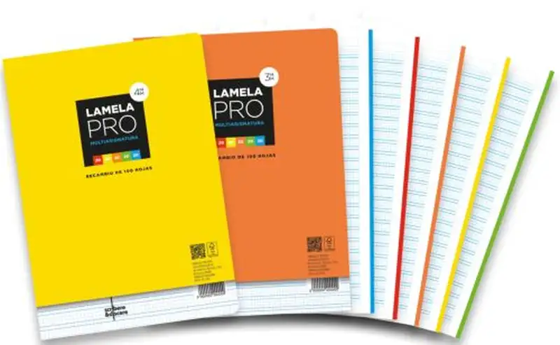 RECAMBIO LAMELA-PRO A4 100H 90G 3MM 4 TALADROS