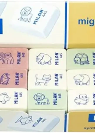 C/45 GOMAS MILAN 445 COLORES SURTIDOS MIGA DE PAN