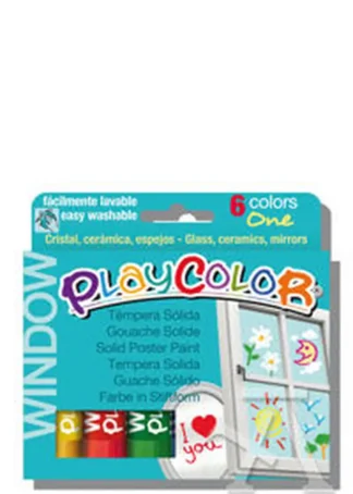 ESTUCHE 6 COLORES PLAYCOLOR WINDOW ONE