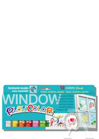 ESTUCHE 12 COLORES PLAYCOLOR WINDOW ONE