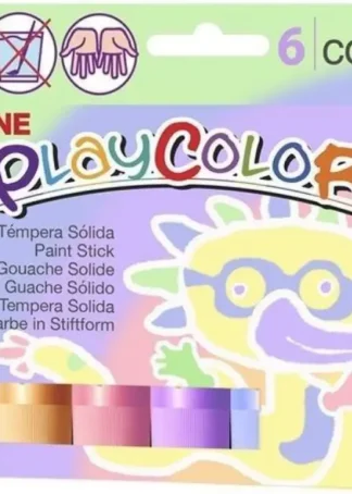 ESTUCHE 6 COLORES PLAYCOLOR ONE PASTEL 10G