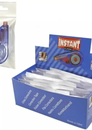 C/12 CINTA CORRECTORA INSTANT CLASSIC 5MMX12M