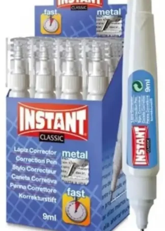 EXP 12 BOLIGRAFO CORRECTOR 9ML INSTANT CLASSIC