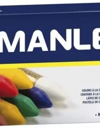 ESTUCHE 10 CERAS MANLEY BLANDAS COLORES SURTIDOS