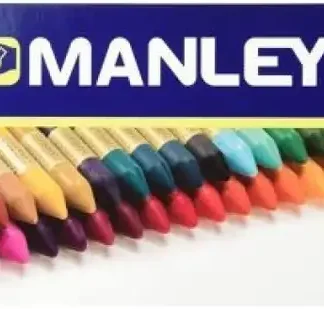 ESTUCHE 50 CERAS MANLEY BLANDAS COLORES SURTIDOS