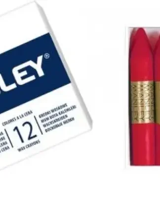 C/12 CERAS MANLEY UNICOLOR Nº10 CARMIN