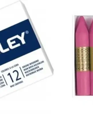 C/12 CERAS MANLEY UNICOLOR Nº12 ROSA CLARO