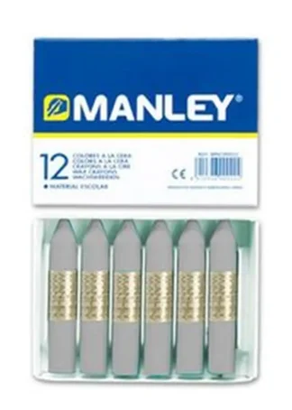 C/12 CERAS MANLEY UNICOLOR Nº72 GRIS