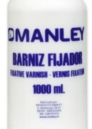 BARNIZ FIJADOR BRILLANTE MANLEY 1000ML